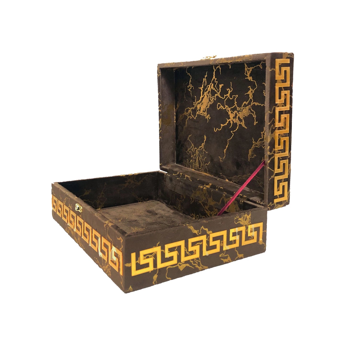 Premium Velvet Quran Box with Foldable Rehal | Elegant Holy Quran Gift Set