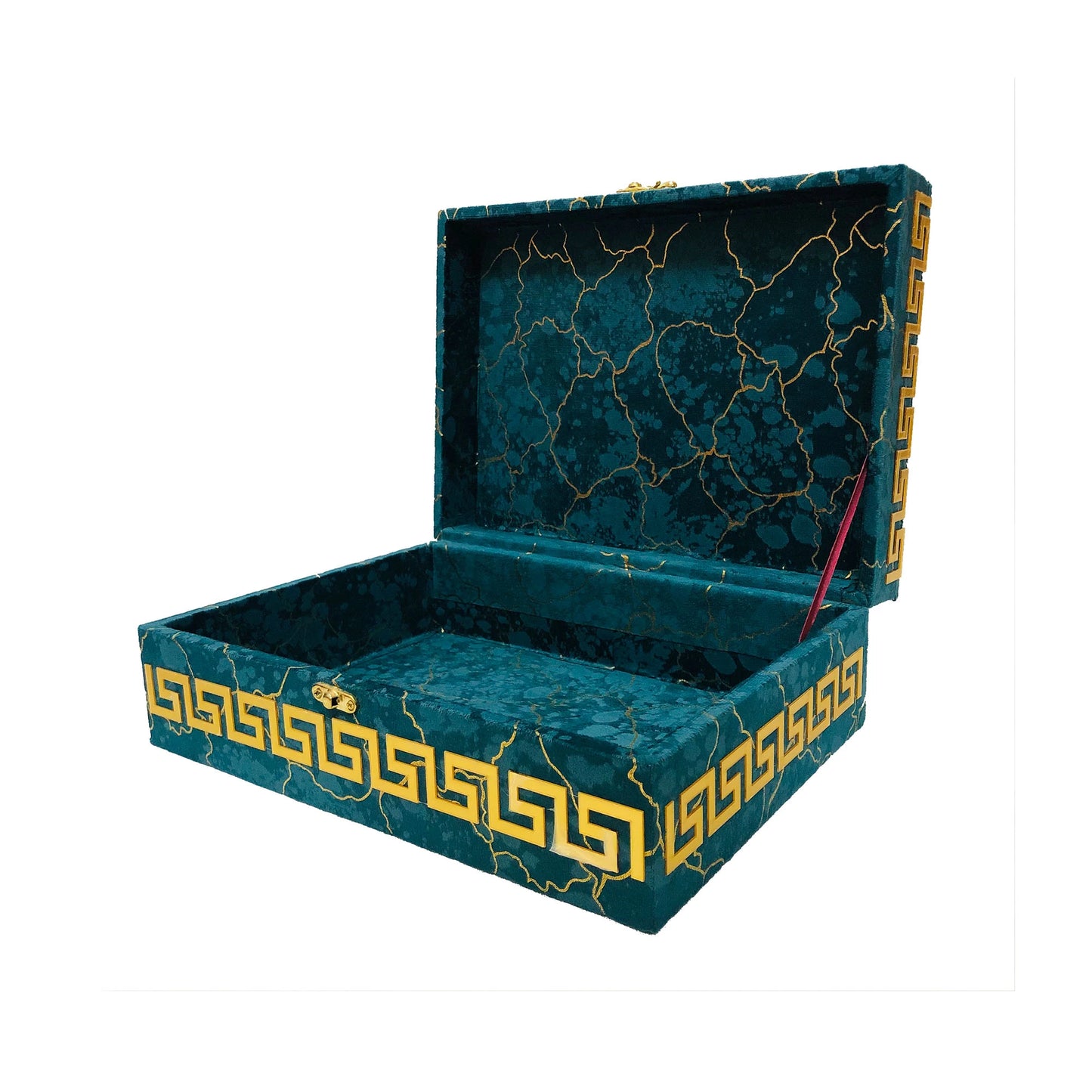 Premium Velvet Quran Box with Foldable Rehal | Elegant Holy Quran Gift Set