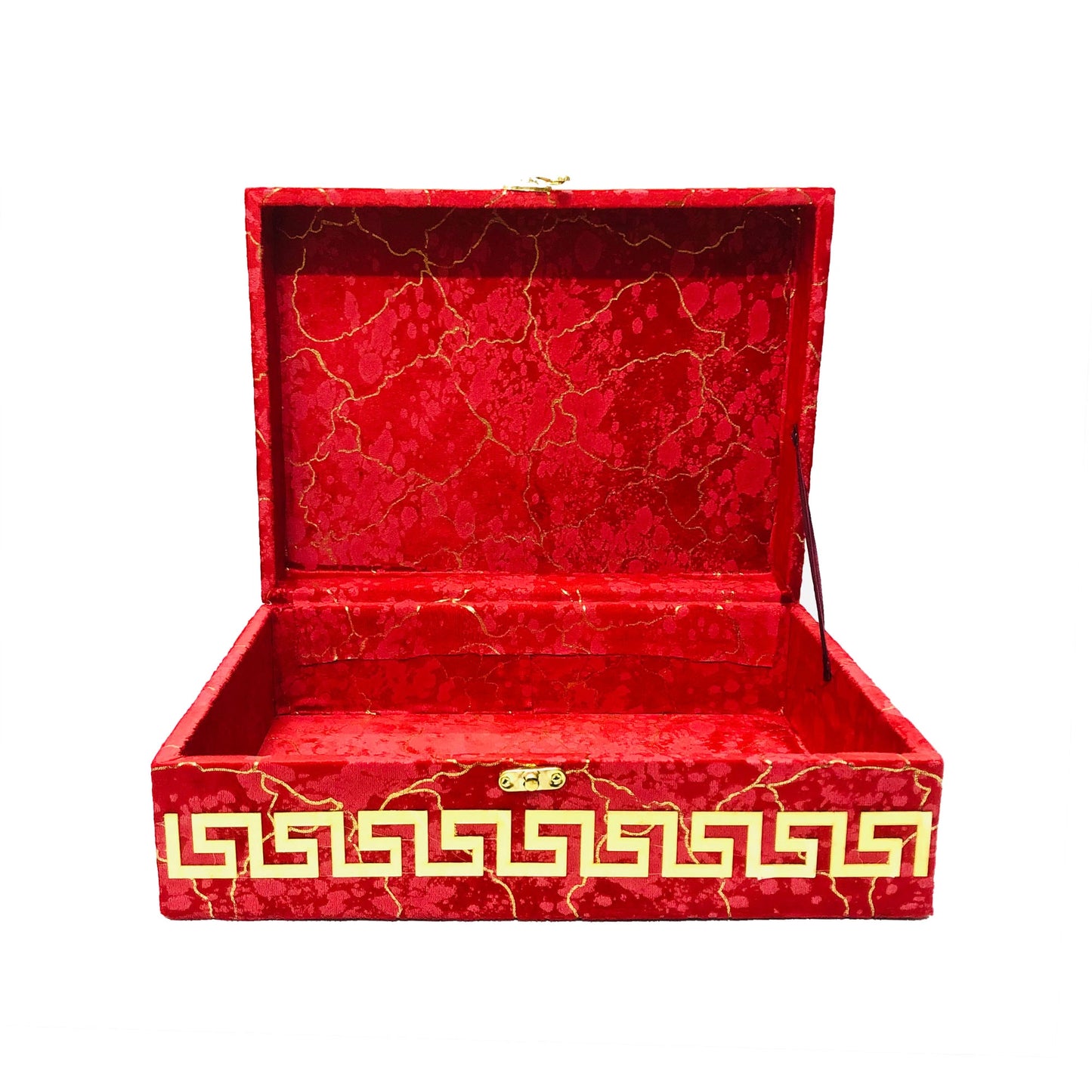Premium Velvet Quran Box with Foldable Rehal | Elegant Holy Quran Gift Set